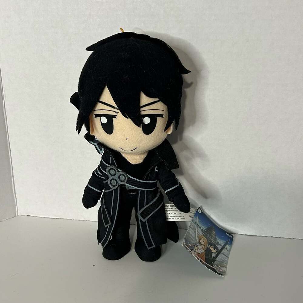 Sword Art Online Aniplex Kirito 9" Plush Doll Great Eastern Entertainment